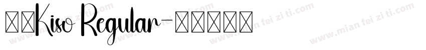 丸明Kiso Regular字体转换